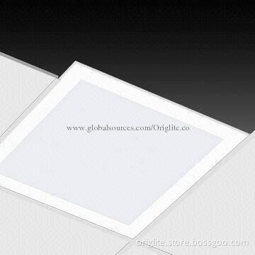 LED panel lamp, 38W, L595, W595mm, Samsung Chip, Lifud Power, Antifire Diffuser, 80lm/W, White Frame